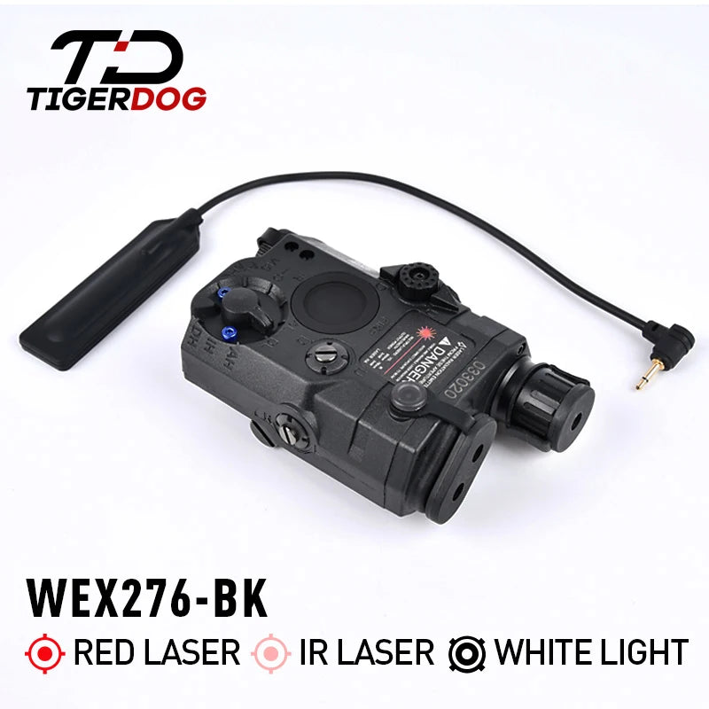 Tactical AN PEQ-15 Red Dot Laser White LED Flashlight IR Laser Weapon  Sightt Hunting Rifle Green Blue PEQ DBAL Laser 20mm Rail