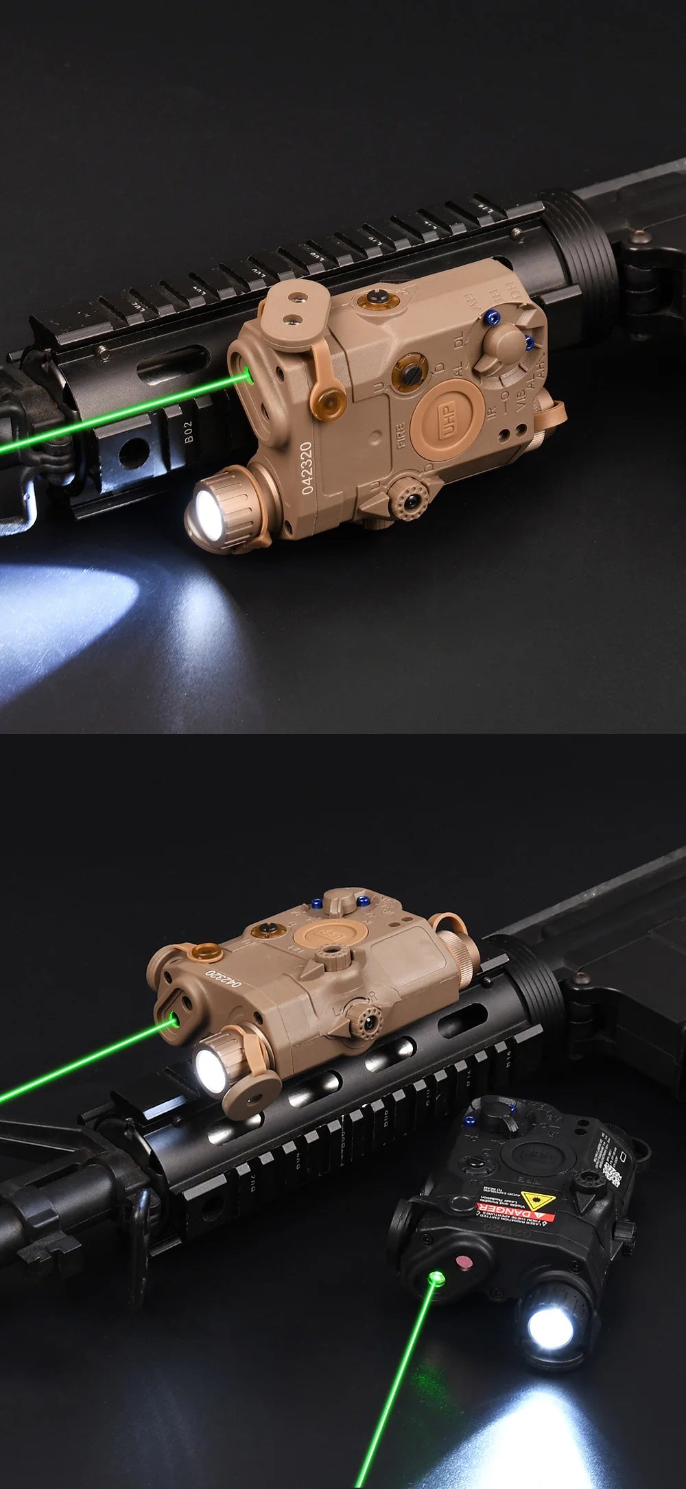 Tactical AN PEQ-15 Red Dot Laser White LED Flashlight IR Laser Weapon  Sightt Hunting Rifle Green Blue PEQ DBAL Laser 20mm Rail