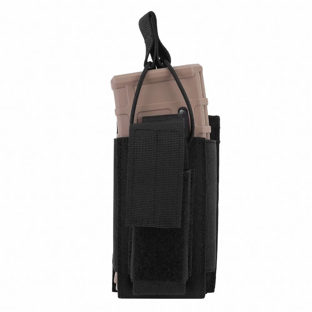 1000D Tactical Double/Triple Mag Pouch Molle Open-Top Triple Magazine Pouch Rifle Carrier Holster for M4 M14 M16 AK