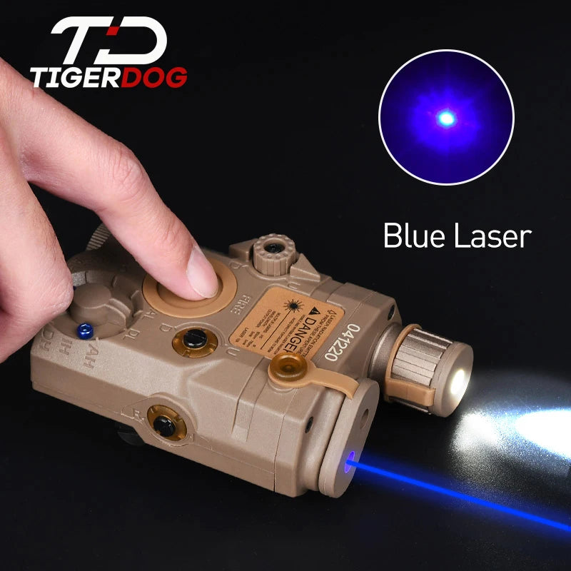 Tactical AN PEQ-15 Red Dot Laser White LED Flashlight IR Laser Weapon  Sightt Hunting Rifle Green Blue PEQ DBAL Laser 20mm Rail