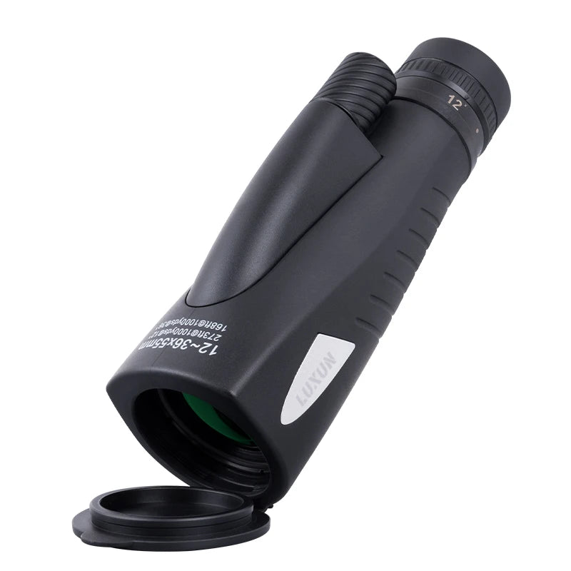 LUXUN High-Powered Telescope 12-36X55 Zoom Bird Watching Monoculars Portable Low-light Binoculars for Ball Game Concert