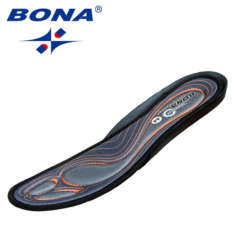 Bona men and woman general Sneaker pad high-quality cushion shock relief breathable comfortable foot pain-relieving insole