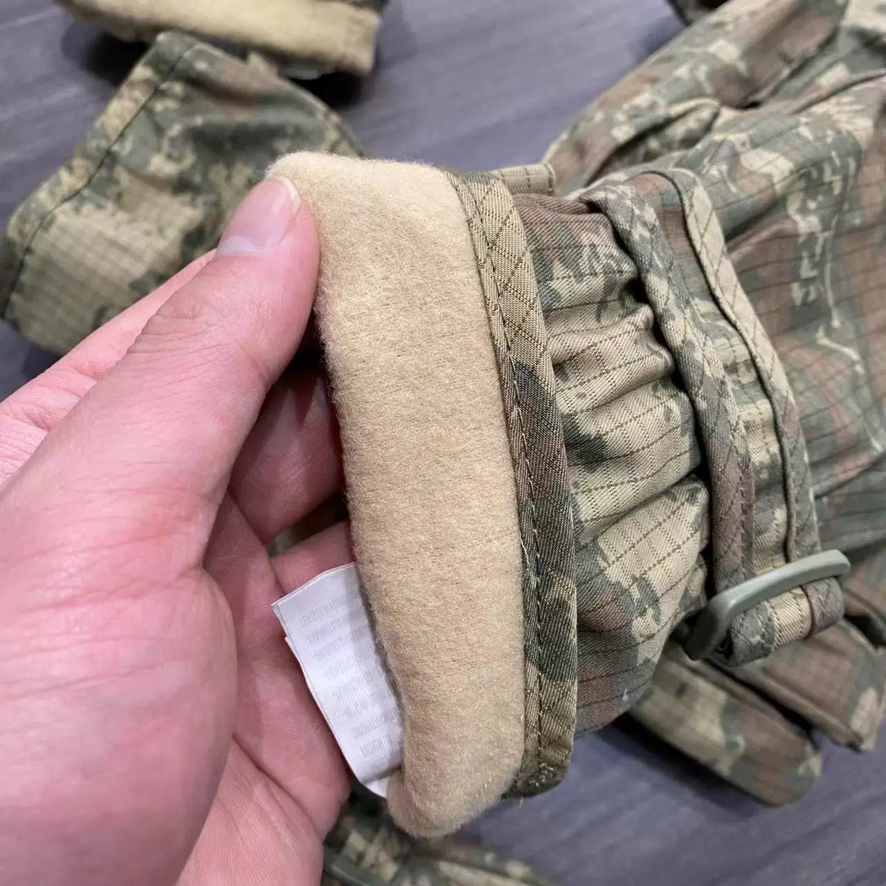 Tactical Camouflage Sports Gloves, Windproof, Waterproof, Plush, Warm, Outdoor Riding, Autumn and Winter