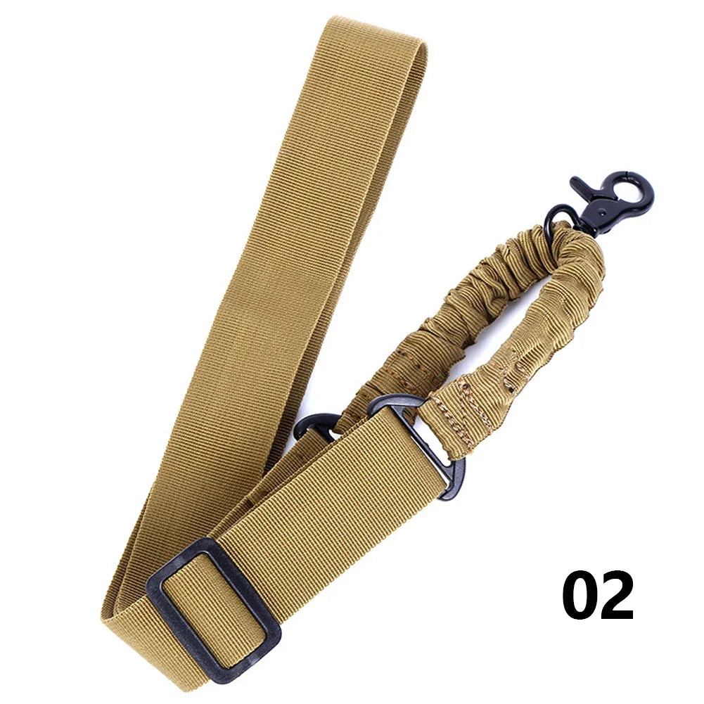 Tactical 1/2/3 Point Sling Shoulder Strap Outdoor Rifle Sling Shoulder Strap Metal Buckle Belt Hunting Accessories Tactical Gear