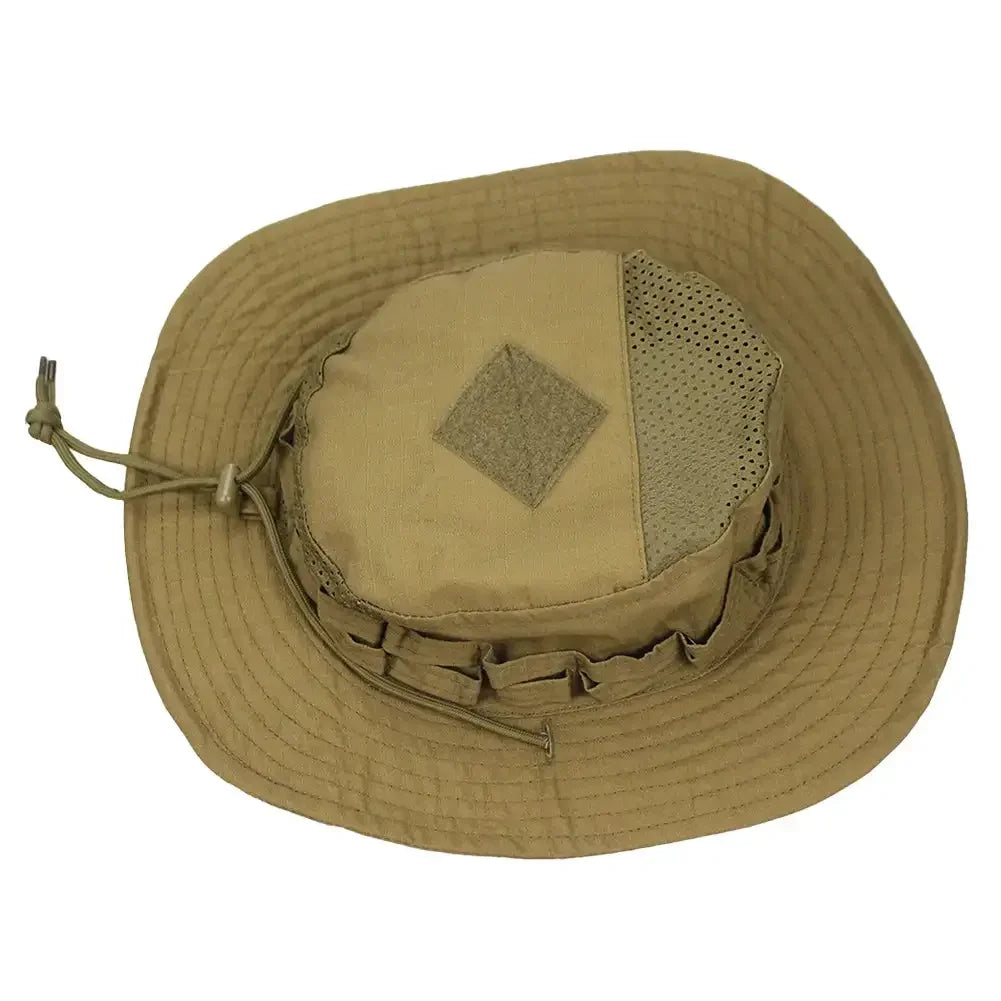 Men's Panama Hat Bucket Hat Tactical Sunscreen Camouflage Outdoor Travel Climbing Fishing Caps Training Beach Men's Hiking Hat