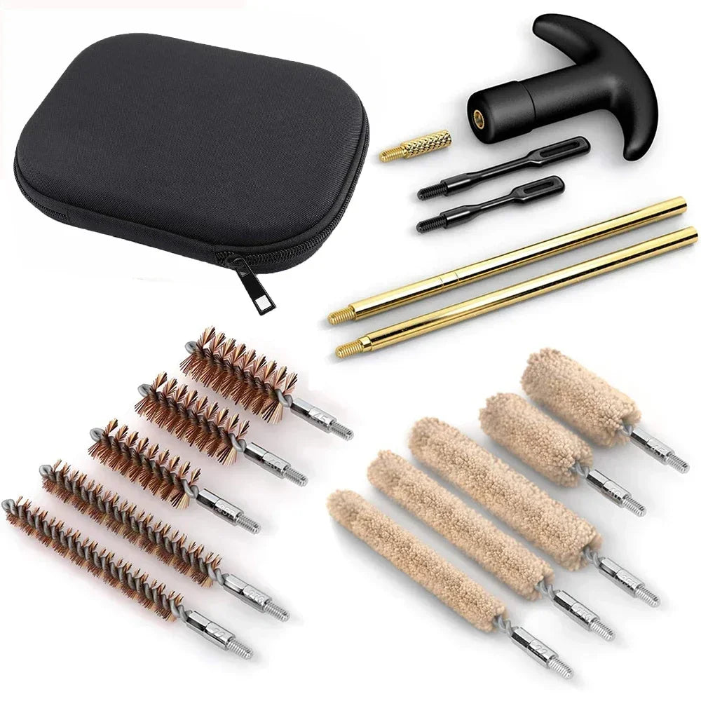 Universal Handgun Cleaning Kit – 16-Piece Tactical Set
