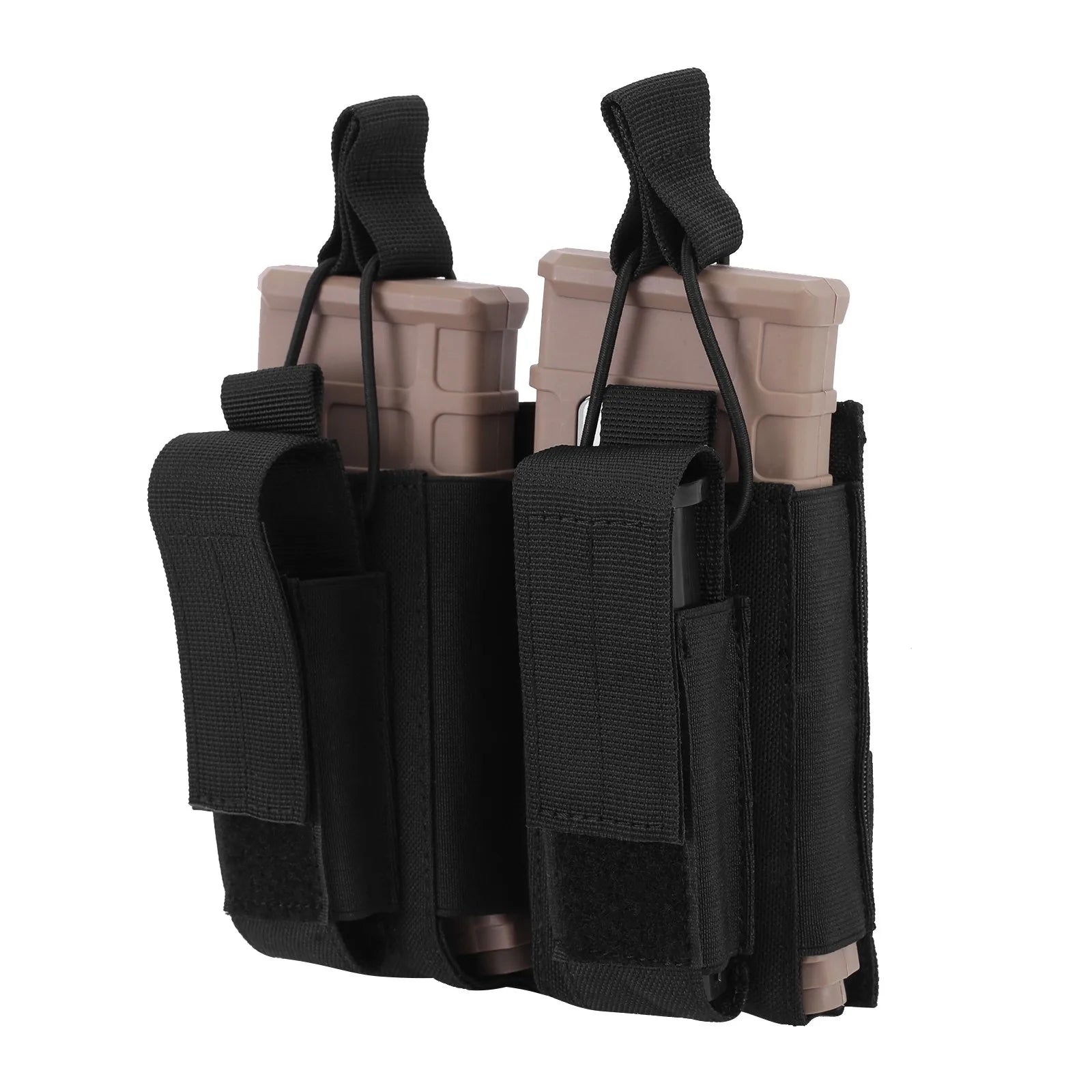 1000D Tactical Double/Triple Mag Pouch Molle Open-Top Triple Magazine Pouch Rifle Carrier Holster for M4 M14 M16 AK