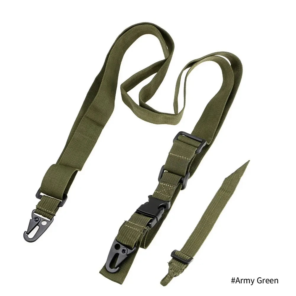 Tactical 1/2/3 Point Sling Shoulder Strap Outdoor Rifle Sling Shoulder Strap Metal Buckle Belt Hunting Accessories Tactical Gear