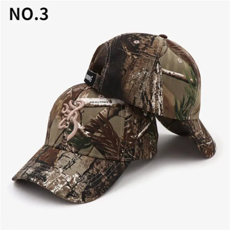 Junsenda Camo Baseball Hats Fishing Ca ps Men Outdoor Hunting Camouflage Jungle Hat Airsoft Tactical Hiking Casquette Hats