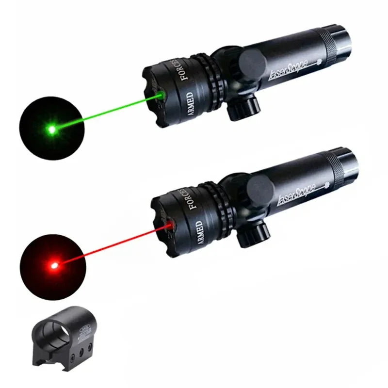 Red/Green Laser Dot Aiming Laser Lamp Can Be Installed with Flashlight Outdoor Aluminum Alloy Professional Telescope Appliances