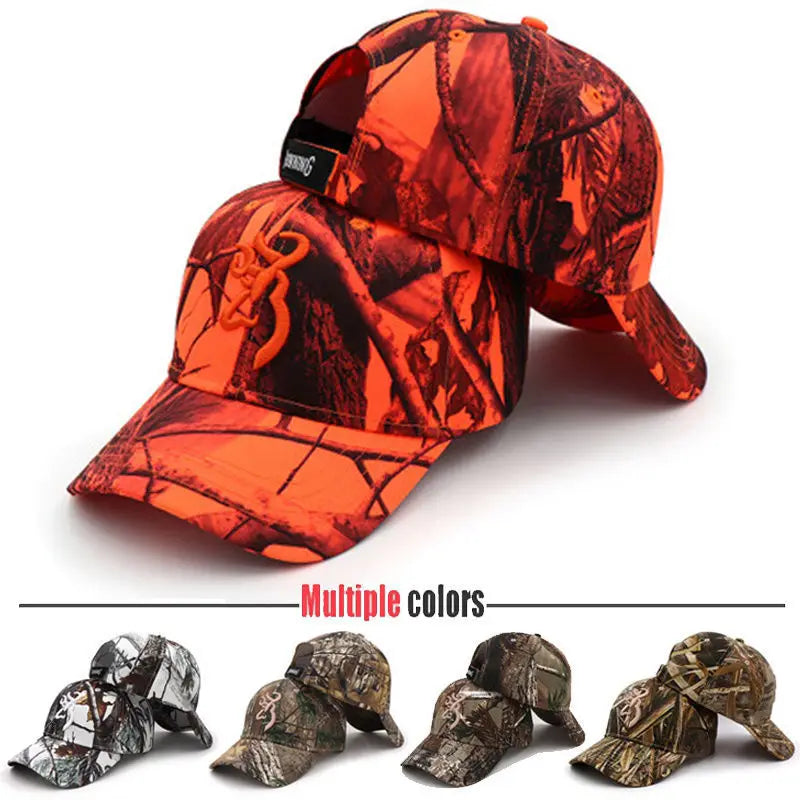 Junsenda Camo Baseball Hats Fishing Ca ps Men Outdoor Hunting Camouflage Jungle Hat Airsoft Tactical Hiking Casquette Hats