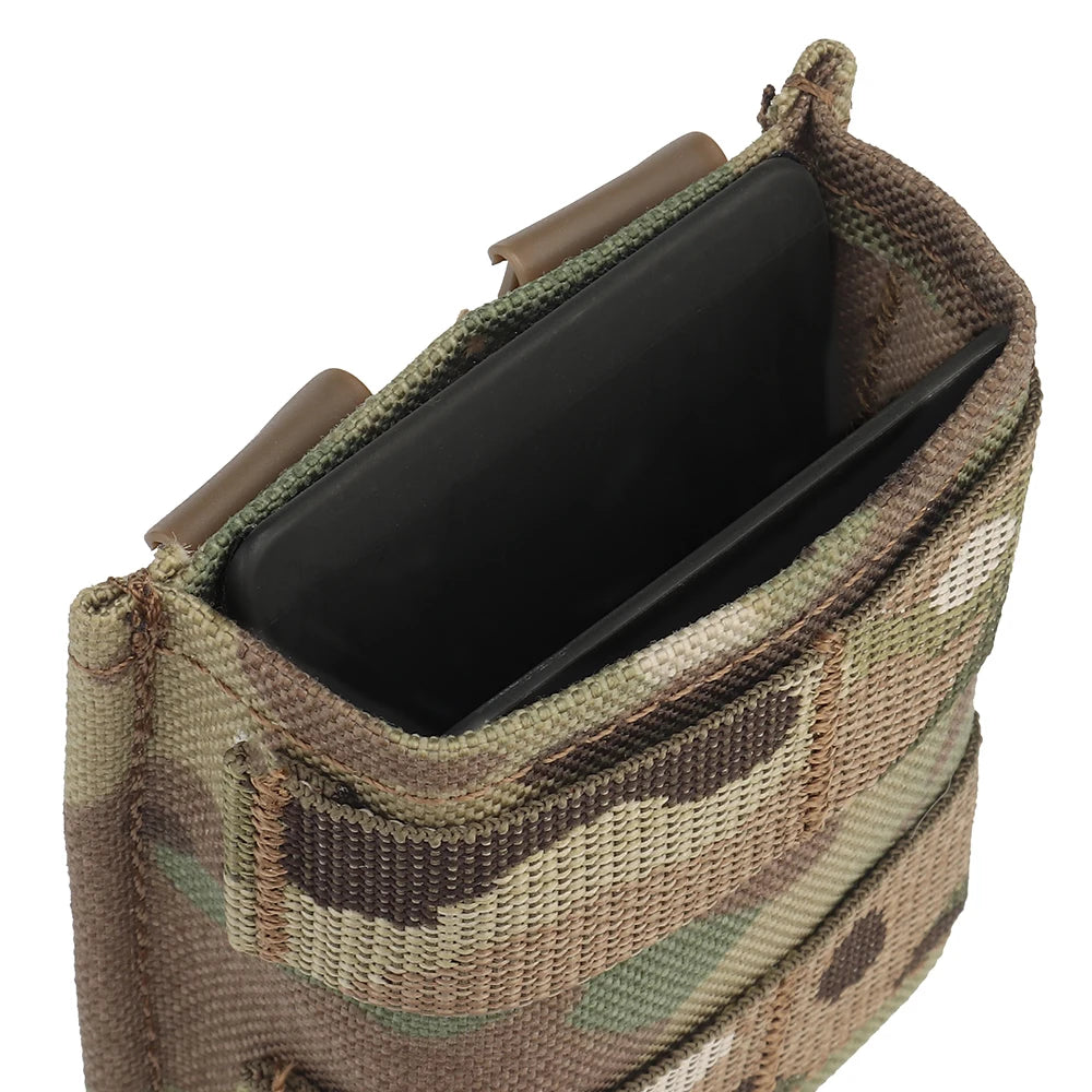 Tactical Single 5.56 Magazine Pouch KYWI Kydex Wedge Insert with MOLLE Malice Clip AR 15 M4 Airsoft Gear Combat Belt Accessories