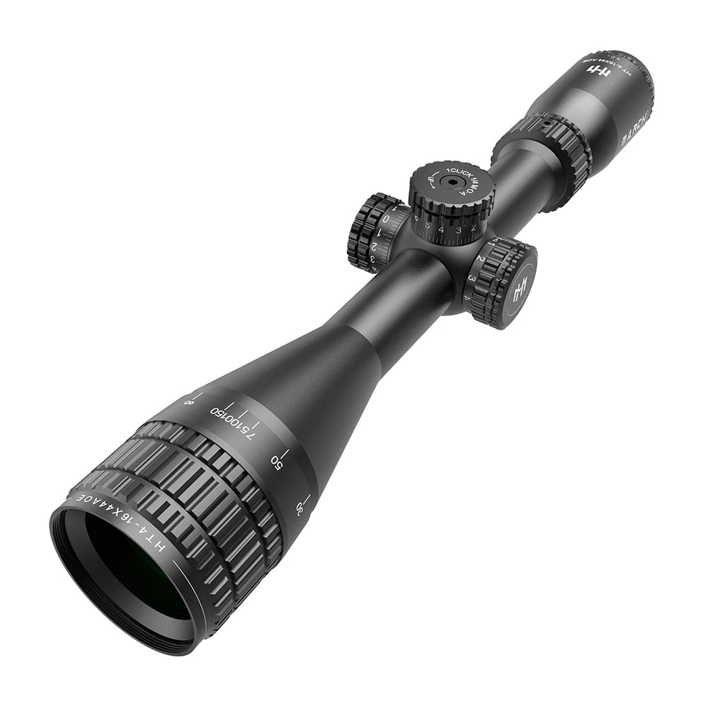 March HT4-16X44AOE Tactical Riflescope Spotting Rifle Scope Hunting Optical Collimator Airsoft Airgun Sight Red Green Cross