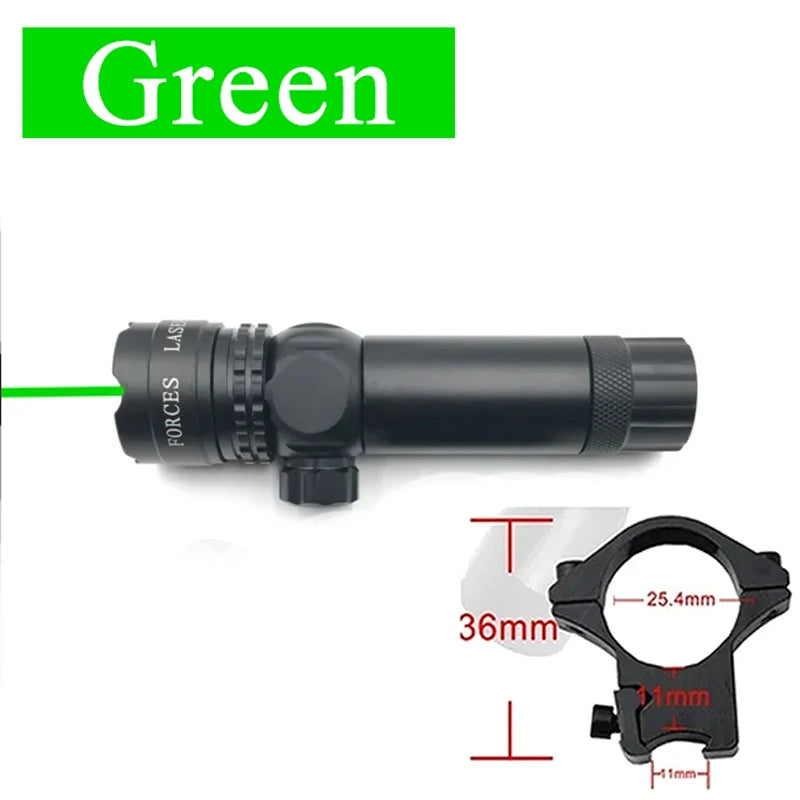 Red/Green Laser Dot Aiming Laser Lamp Can Be Installed with Flashlight Outdoor Aluminum Alloy Professional Telescope Appliances