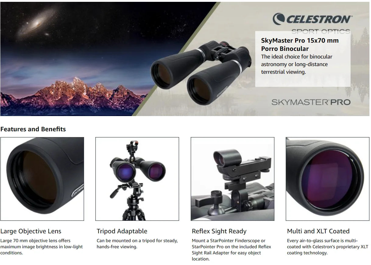 Celestron SkyMaster 15x70 Pro #72030