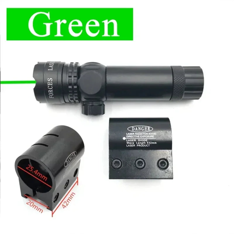 Red/Green Laser Dot Aiming Laser Lamp Can Be Installed with Flashlight Outdoor Aluminum Alloy Professional Telescope Appliances