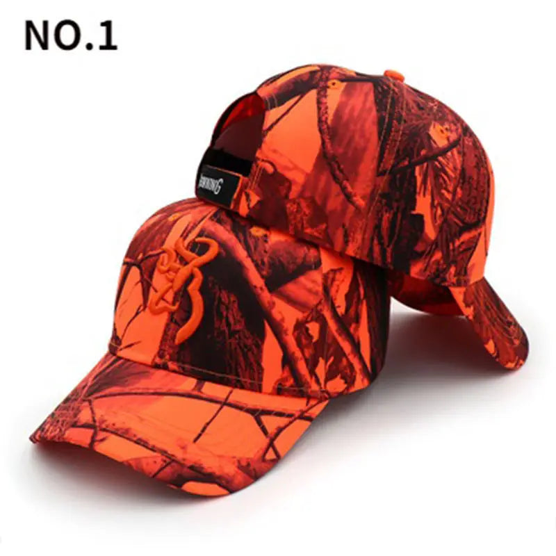 Junsenda Camo Baseball Hats Fishing Ca ps Men Outdoor Hunting Camouflage Jungle Hat Airsoft Tactical Hiking Casquette Hats