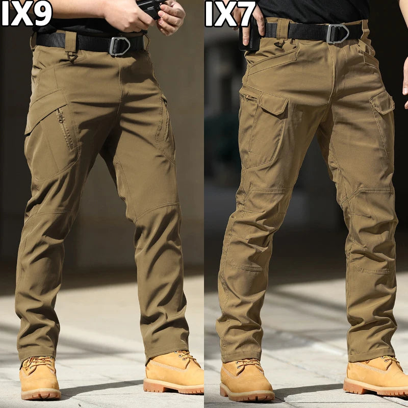 Army Style Camouflage Print Slim Fit Pants Men Fall Leisure Pockets Stretch Trousers Spring Men Casual Straight Long Pant