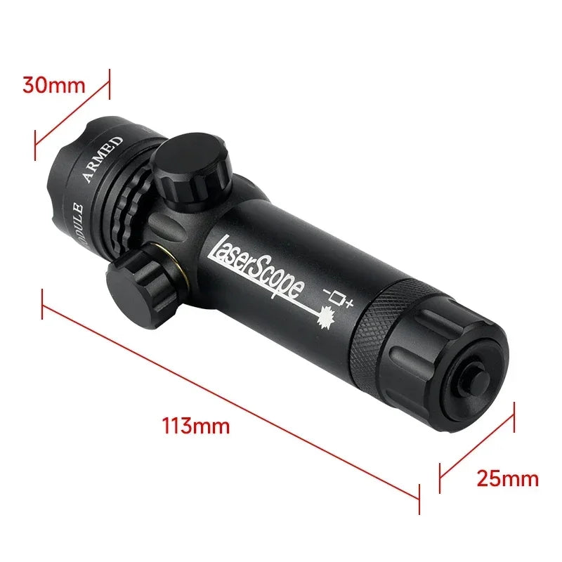 Red/Green Laser Dot Aiming Laser Lamp Can Be Installed with Flashlight Outdoor Aluminum Alloy Professional Telescope Appliances