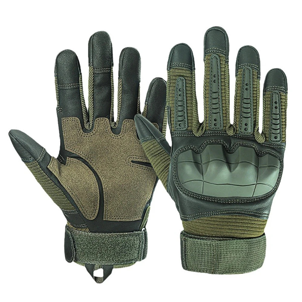 Hunting Riding Tactical Gloves Sport Military Training Non-slip Workout Fitness Gloves  Climbing Paintball Shooting For Men