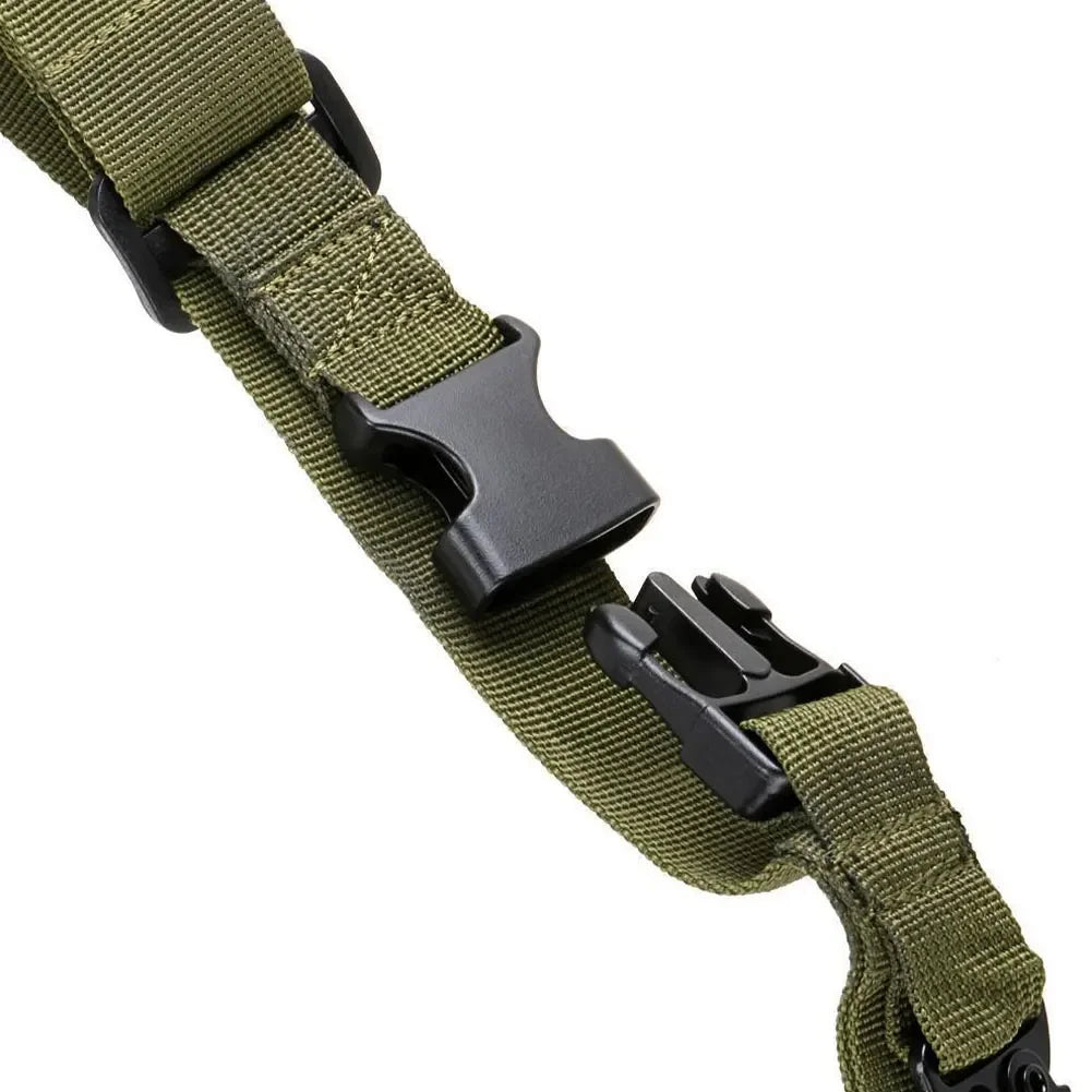 Tactical 1/2/3 Point Sling Shoulder Strap Outdoor Rifle Sling Shoulder Strap Metal Buckle Belt Hunting Accessories Tactical Gear