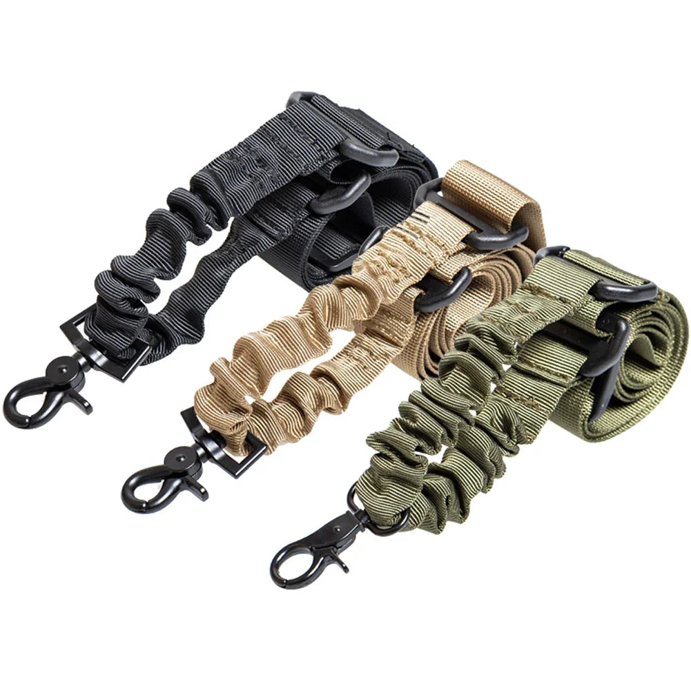 Tactical 1/2/3 Point Sling Shoulder Strap Outdoor Rifle Sling Shoulder Strap Metal Buckle Belt Hunting Accessories Tactical Gear