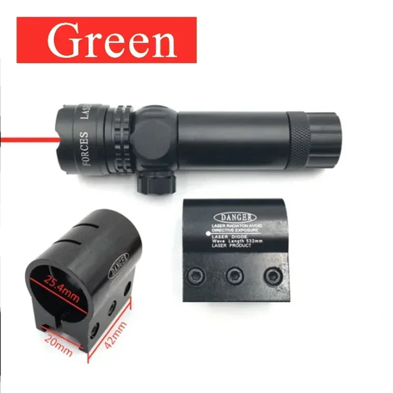 Red/Green Laser Dot Aiming Laser Lamp Can Be Installed with Flashlight Outdoor Aluminum Alloy Professional Telescope Appliances