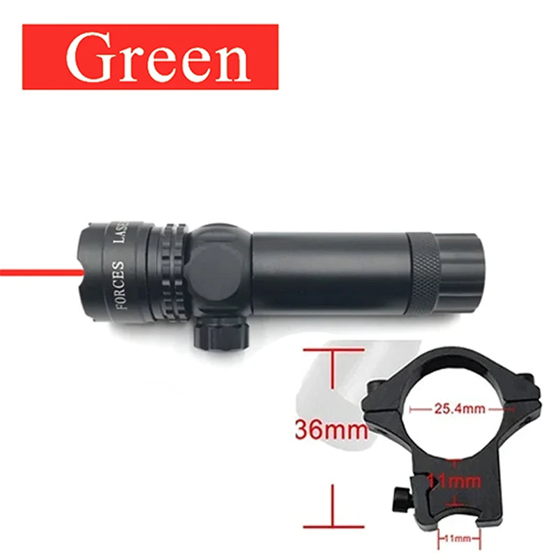 Red/Green Laser Dot Aiming Laser Lamp Can Be Installed with Flashlight Outdoor Aluminum Alloy Professional Telescope Appliances