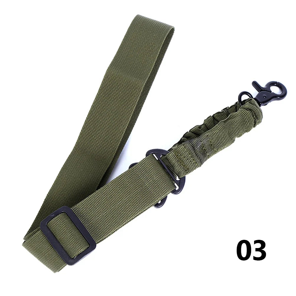 Tactical 1/2/3 Point Sling Shoulder Strap Outdoor Rifle Sling Shoulder Strap Metal Buckle Belt Hunting Accessories Tactical Gear